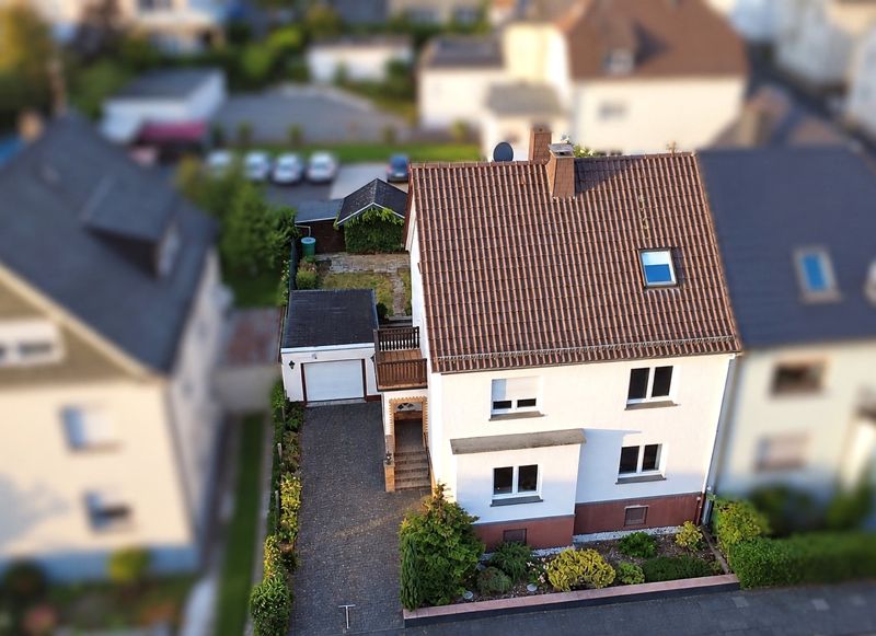 Alternative Luftaufnahme des Wohnhauses